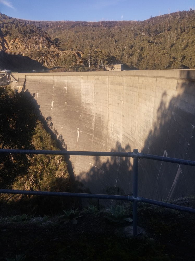 Tumut dam wall